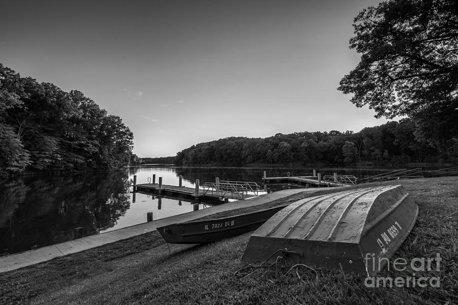 Lincoln Trail State Park BW Photograph by Michael Ver Sprill