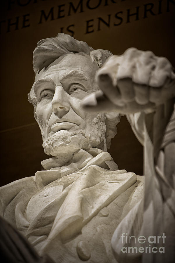 Lincoln with Fist Photograph by Jerry Fornarotto
