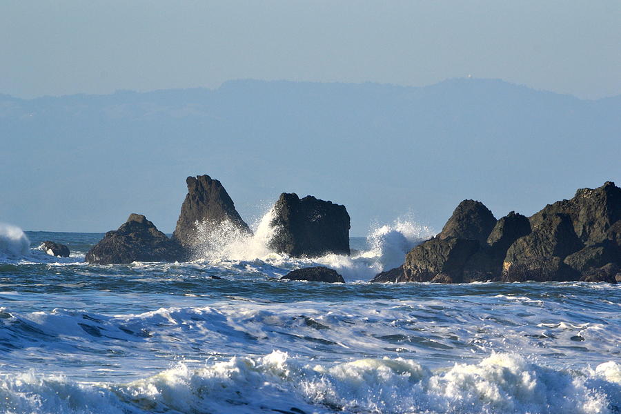 Linda Mar Beach Surf Photograph