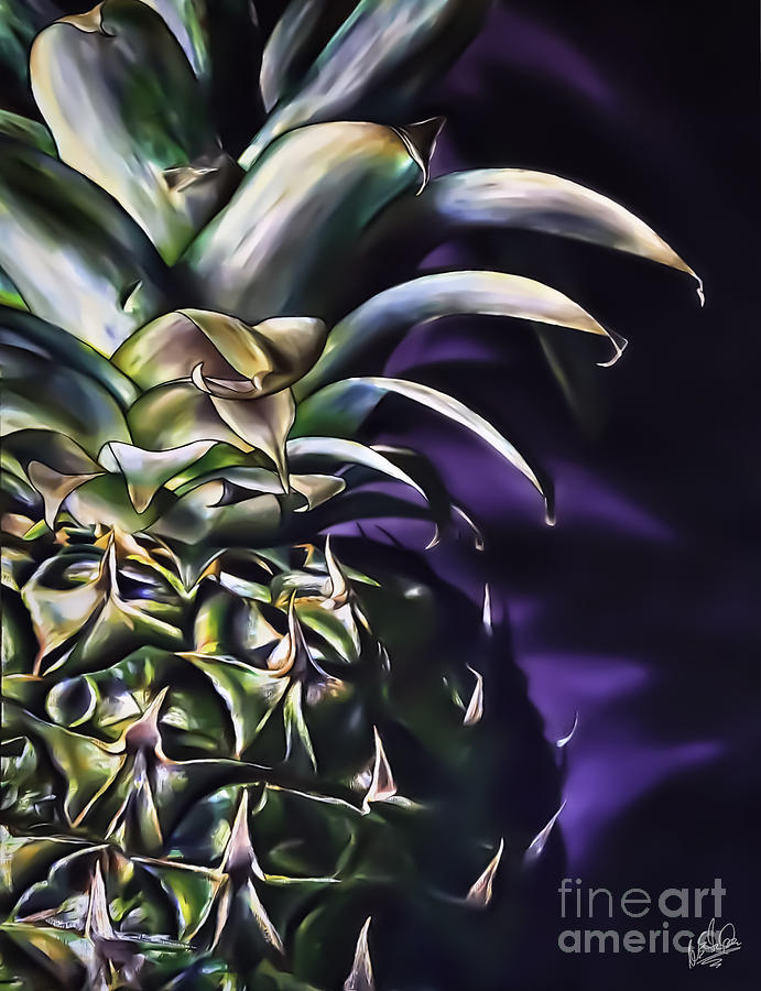 Pineapple Mixed Media by Walt Foegelle