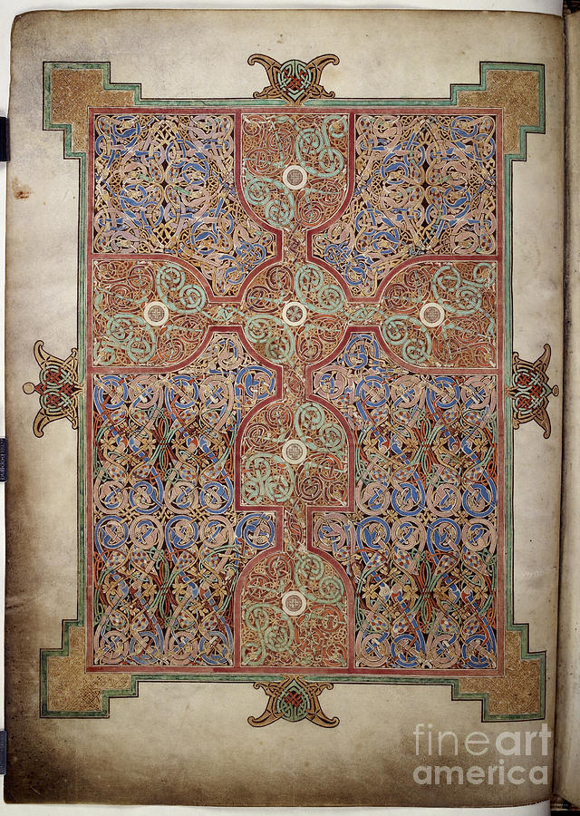 Lindisfarne Gospels Photograph By British Library