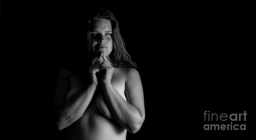 Nude Photograph - Lindsey Portrait 1 by Michael Cross Nude Photograph - Lindsey Portrait 1 by Michael Cross