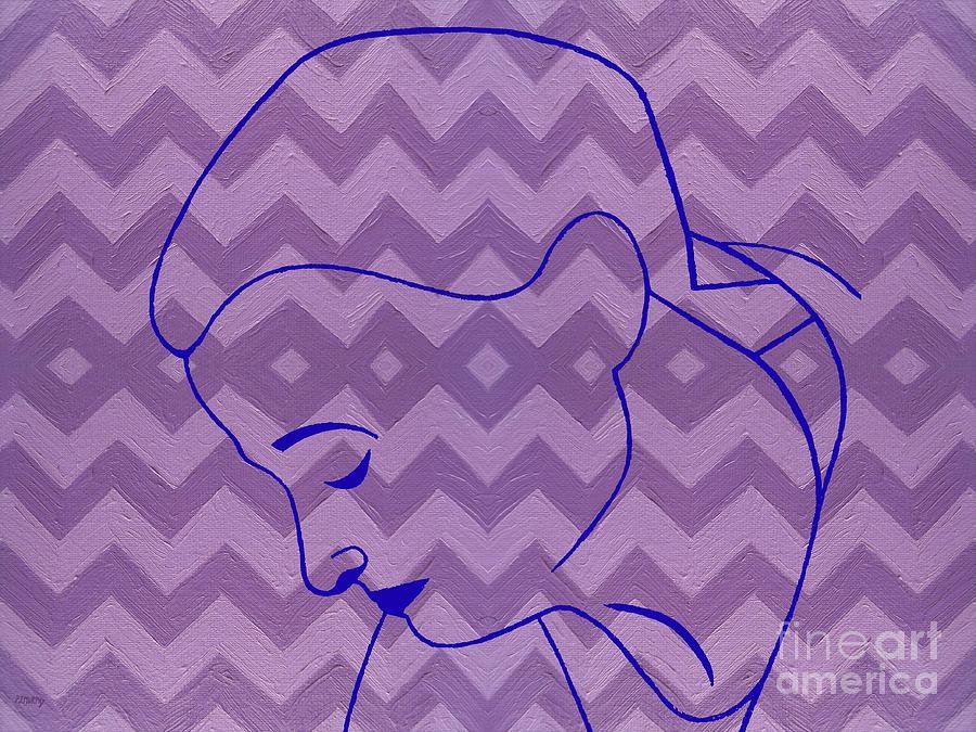 Line Drawing Painting by Patrick J Murphy