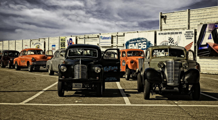 Car Photograph - Line-up by Jerry Golab