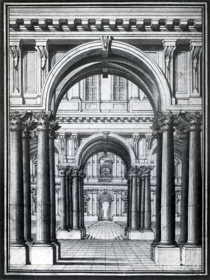 Linear Perspective, 18th Century Photograph by Science Source