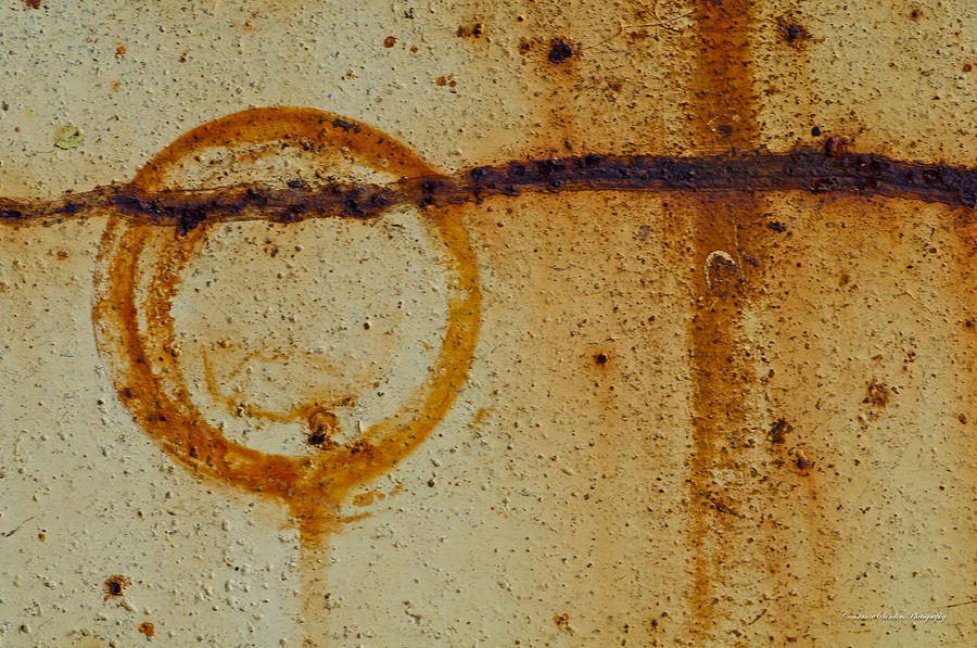 Lines and Circles--Junkyard Macro No. 18 Photograph by Constance Sanders