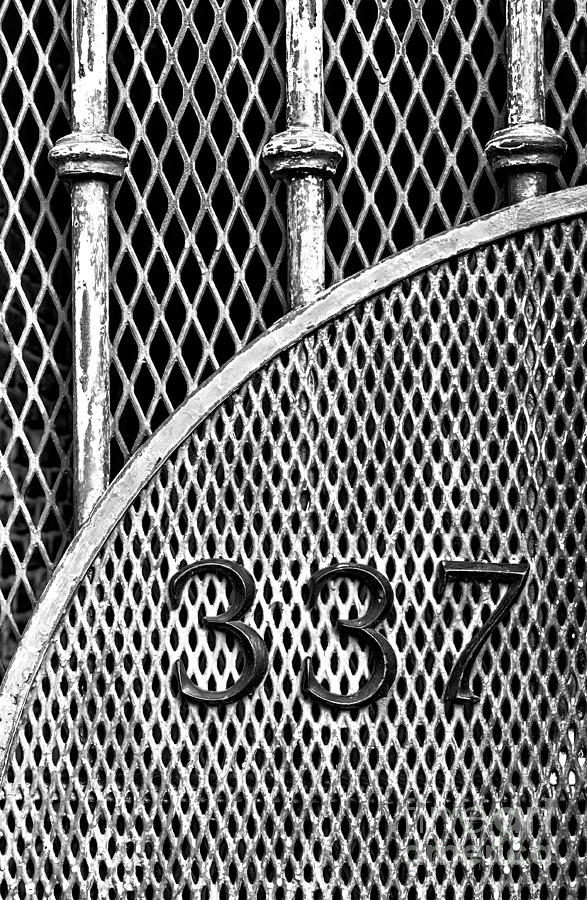 Lines and Numbers 337 Photograph by Kathleen K Parker