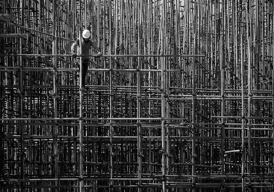 Architecture Photograph - Lines by Navid Mofidi