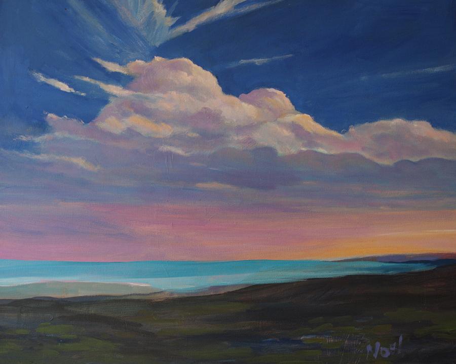 Sunset Painting - Linger by Jim Noel