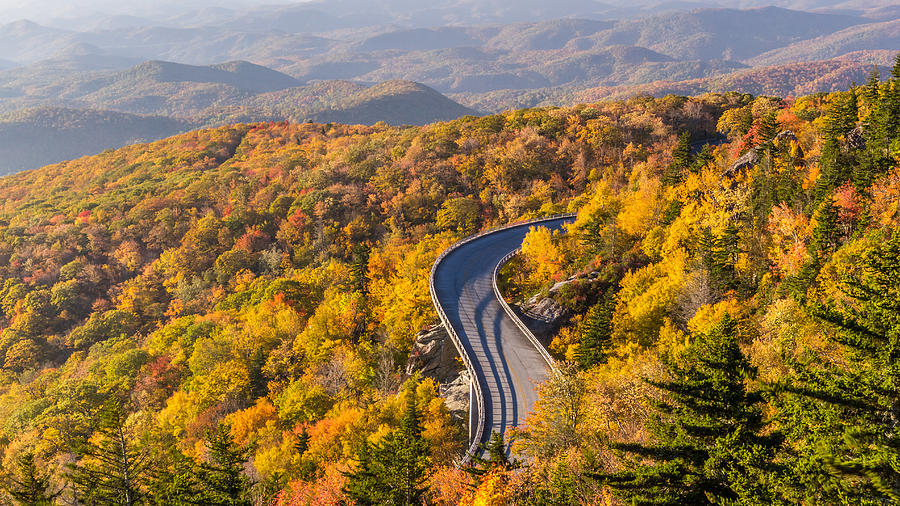 Linn Cove Viaduct on the Blue Ridge Parkway Photograph by Pierre Leclerc Photography