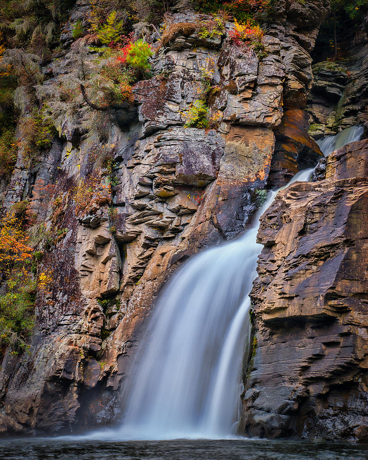 Fall Photograph - Linville Falls by Brian Young