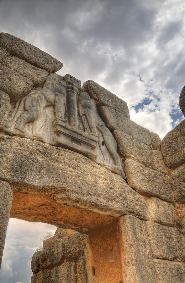 Lion Gate of Mycenae Greece Photograph by Micah Goff