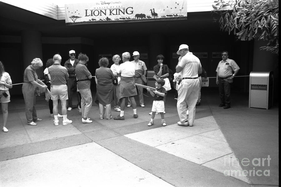 Lion King Disney World Florida Circ 1995 Photograph by Edward Fielding