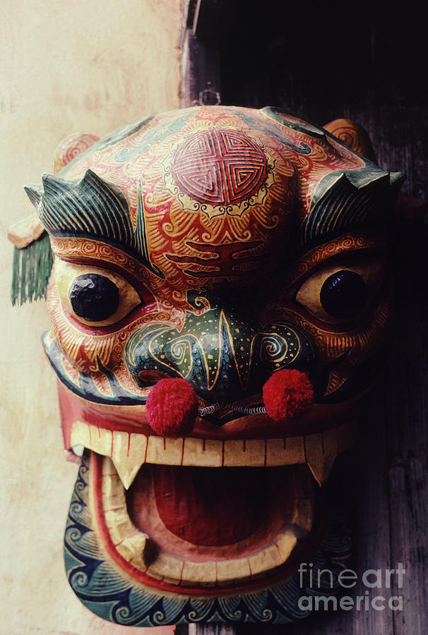 Lion Mask for Chinese New Year Photograph by Anna Lisa Yoder