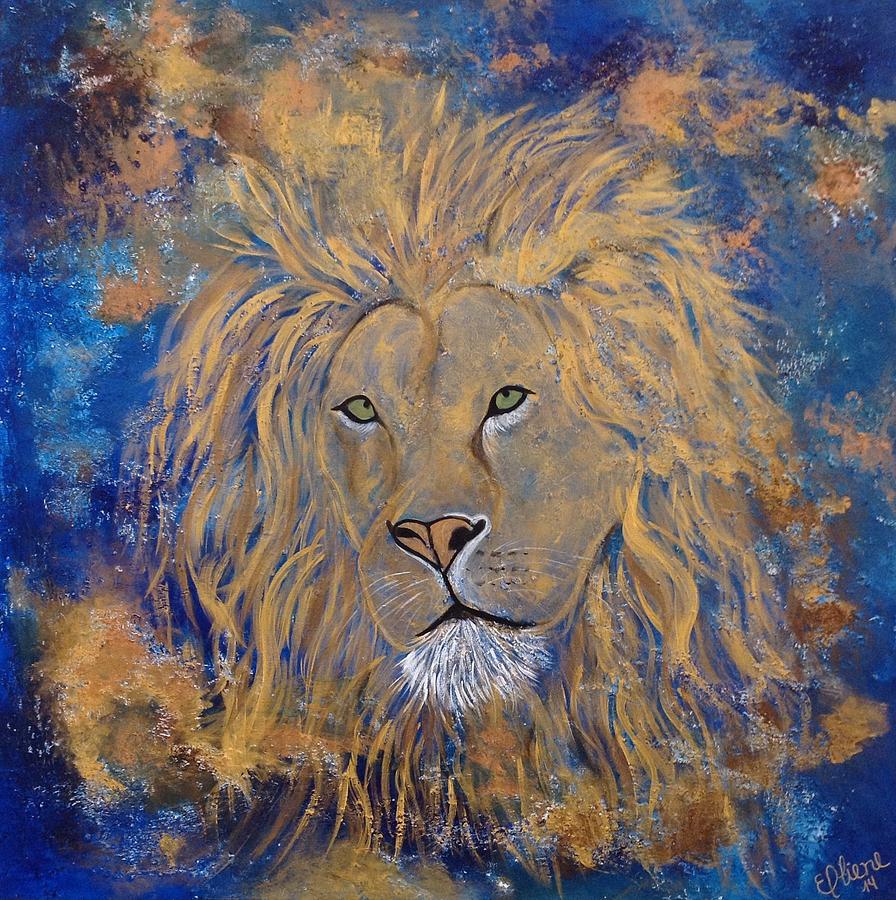 Redding Painting - Lion of Judah by Eliene  Nunes