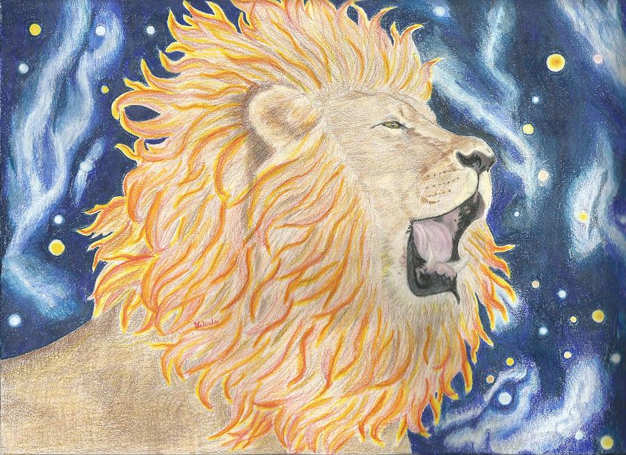 Lion Of Judah Drawing by Melinda Holland