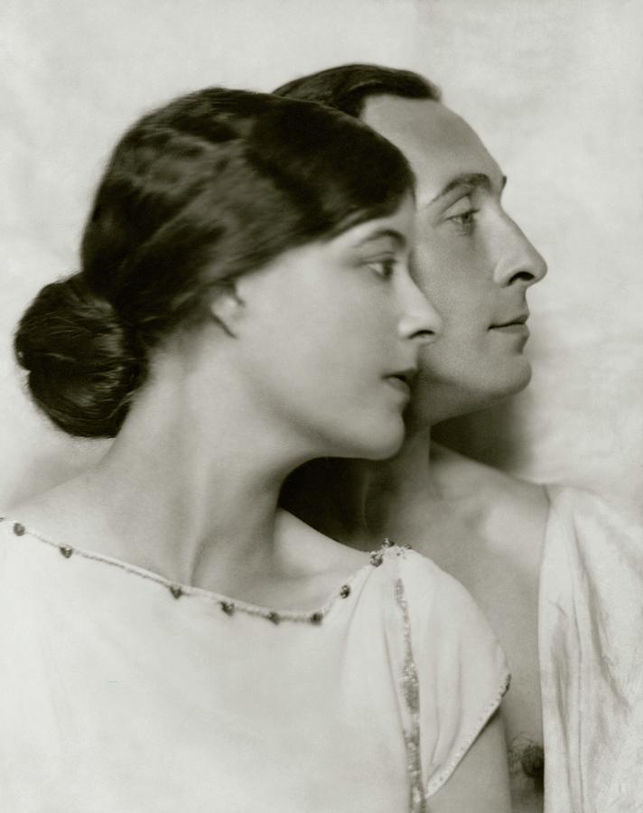 Lionel Atwill And Elsie Mackey Photograph by Nickolas Muray