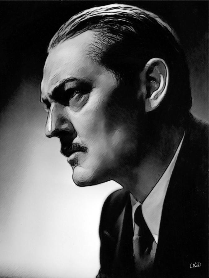 Lionel Barrymore 002 Drawing by Dean Wittle