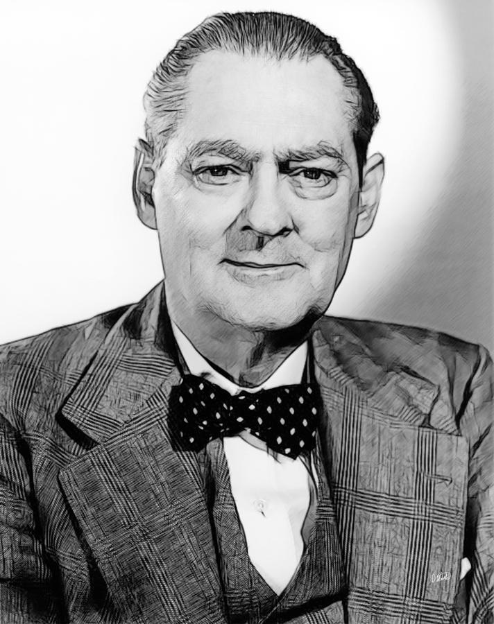 Lionel Barrymore 003 Drawing by Dean Wittle