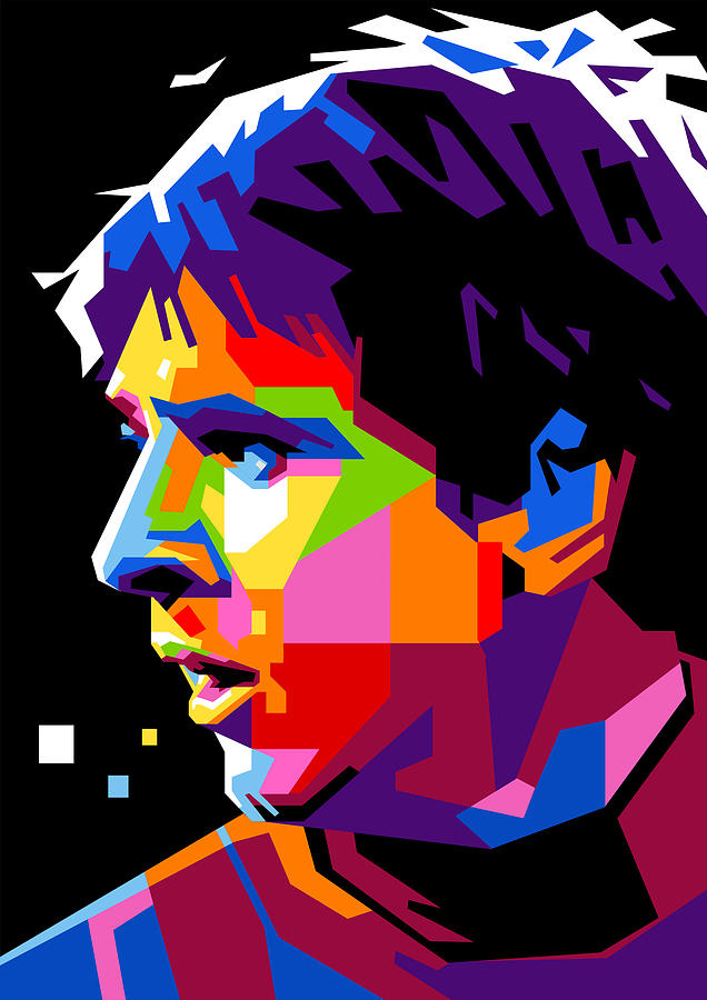 Lionel Messi Digital Art