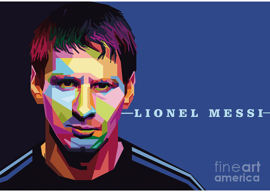 Lionel Messi Painting