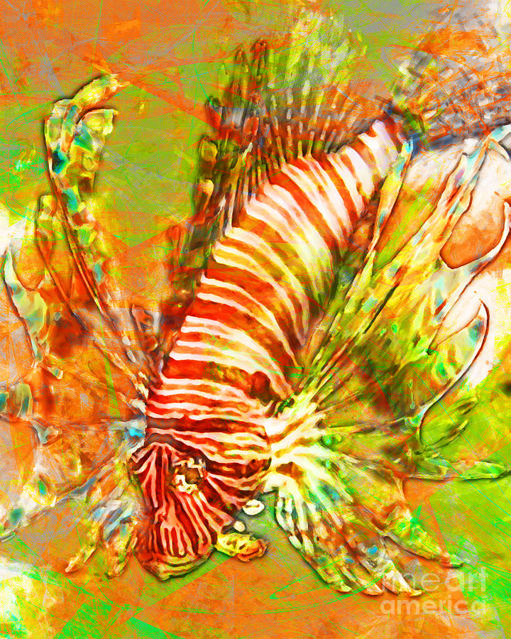 Lionfish In Living Color 5d24143 Photograph by Wingsdomain Art and Photography