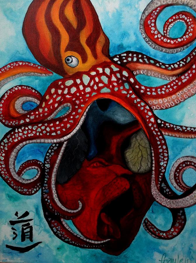 Lion Painting - Lionheart by Glory Fraulein Wolfe Lion Painting - Lionheart by Glory Fraulein Wolfe