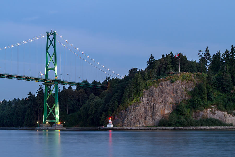 Lions Gate Bridge and Prospect Point Photograph by Michael Russell