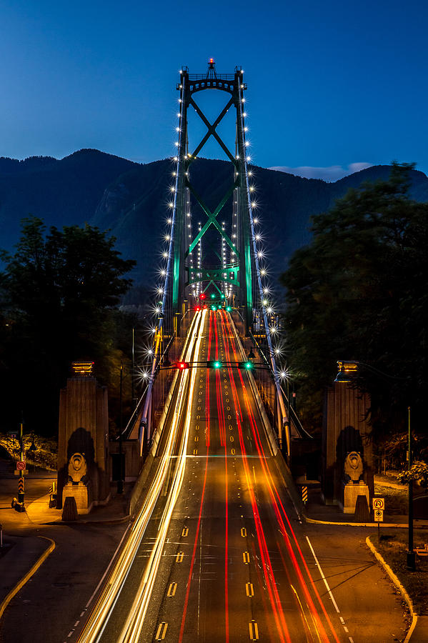 Lions Gate Bridge Vancouver B.C Canada Photograph by Pierre Leclerc Photography