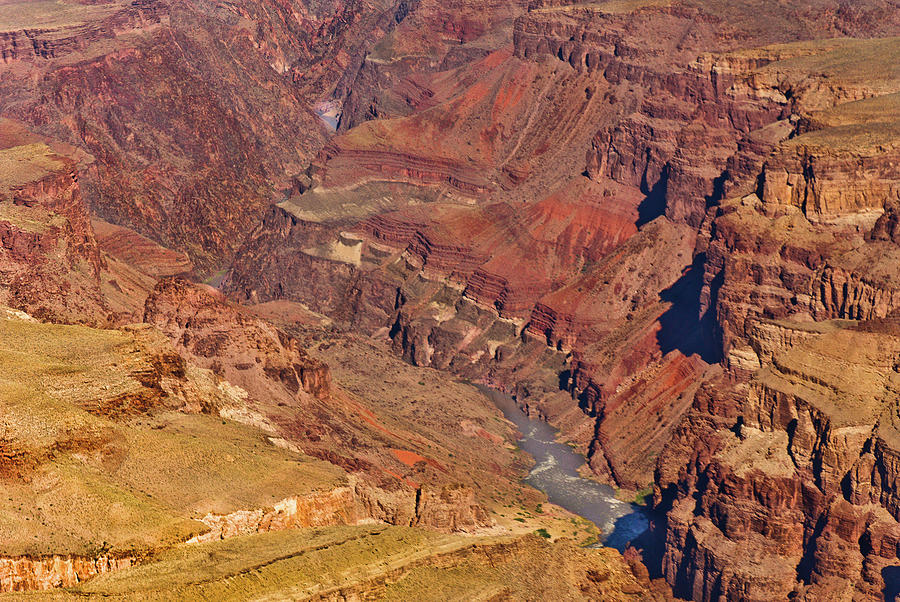 Grand Canyon National Park Photograph - Lipan Point  Colorado River  Grand Canyon by Bob and Nadine Johnston