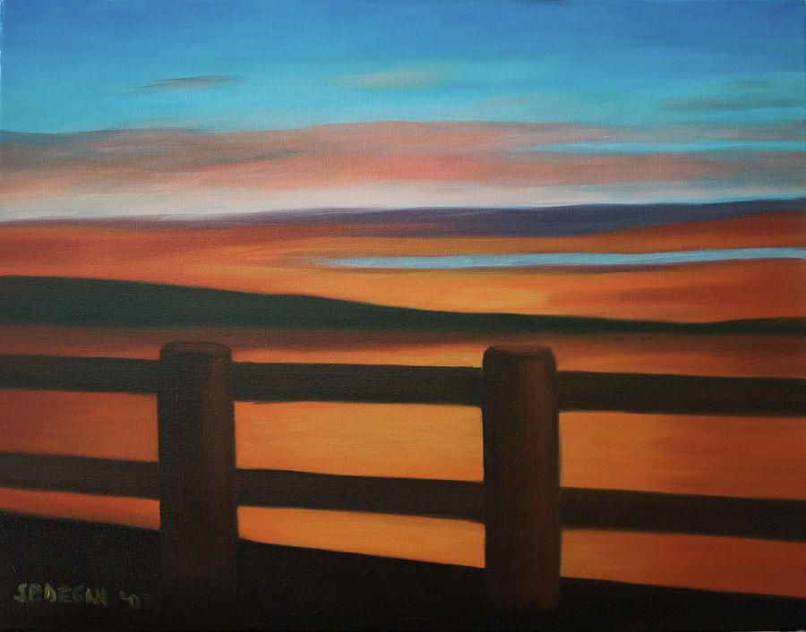 Lipstick Sunset Painting by Stephen Degan