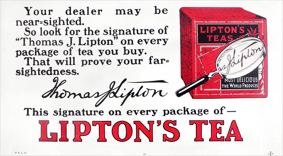 Liptons Tea Digital Art by Woodson Savage