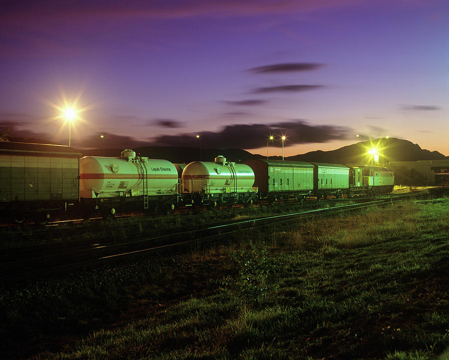 Liquid Chlorine Containers Photograph by Martin Bond/science Photo