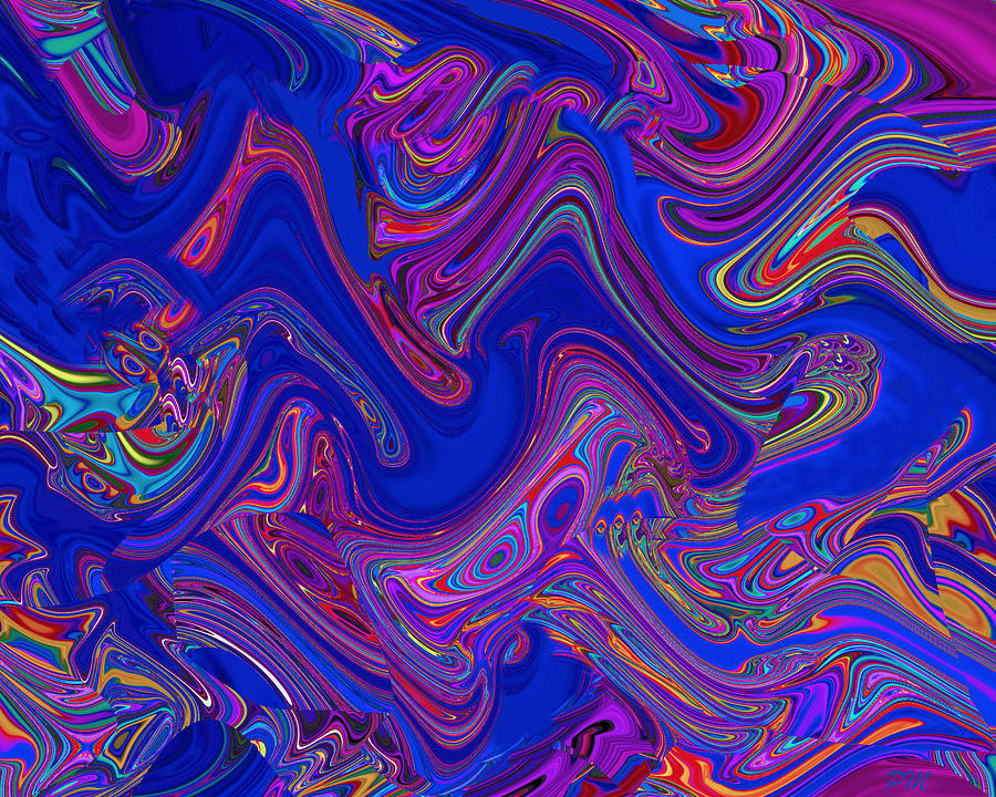Liquid Color Digital Art by Phillip Mossbarger