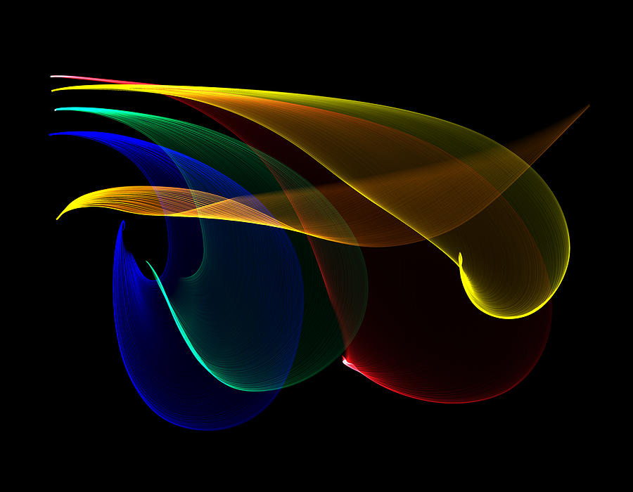Liquid Colors Digital Art by Pete Trenholm