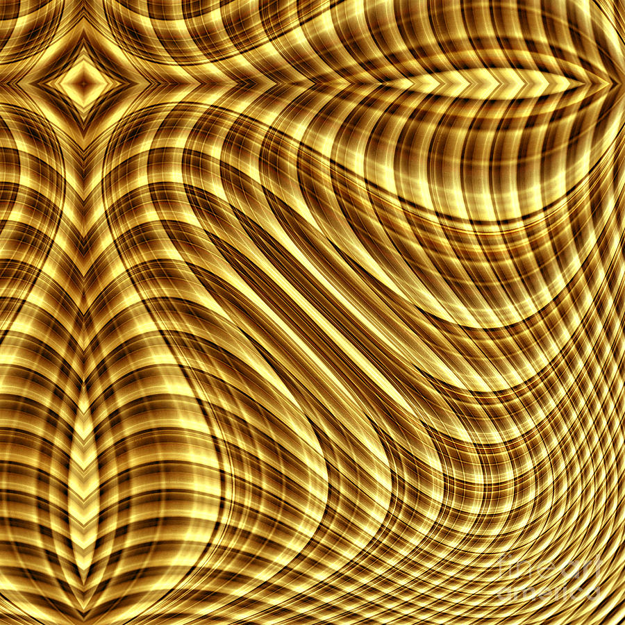 Liquid Gold 6 Digital Art by Wendy Wilton - Fine Art America