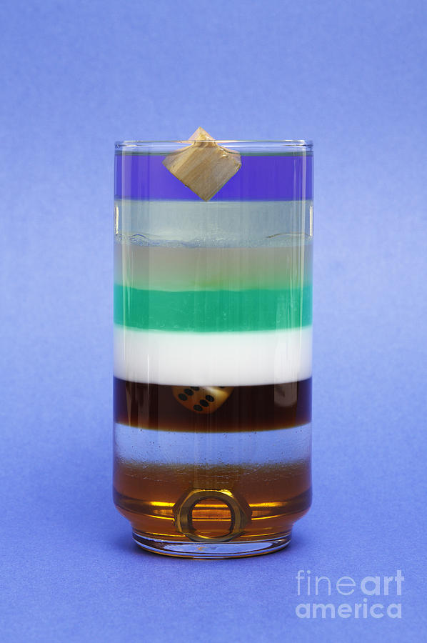 Liquids And Solids Of Different Density Photograph by GIPhotoStock