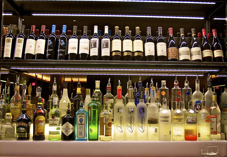 Liquor cabinet Photograph by John Babis