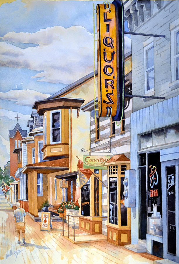 Liquors Painting by Mick Williams