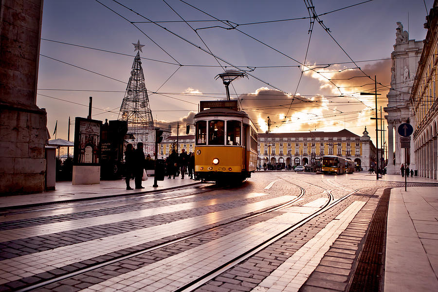 Lisbon light Photograph by Jorge Maia