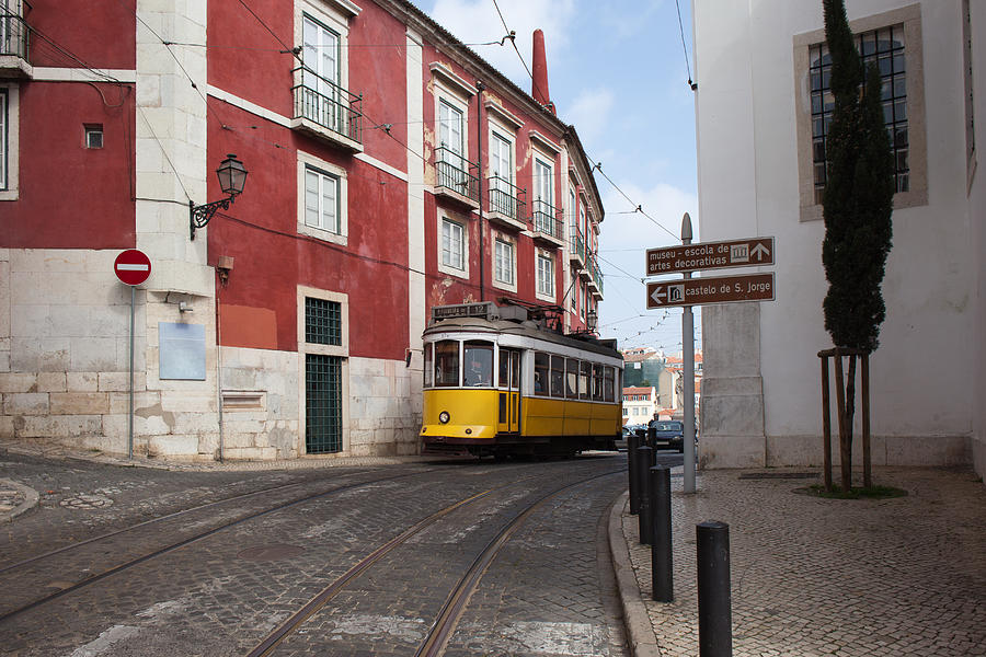 Lisbon Tram Route 12 in Portugal Photograph by Artur Bogacki