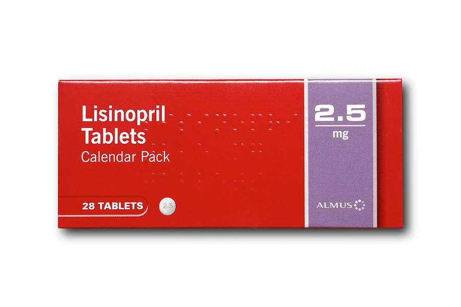 Lisinopril Drug Packaging Photograph by Victor De Schwanberg/science