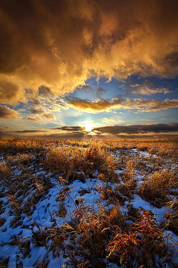 Winter Photograph - Listen To Your Heart by Phil Koch