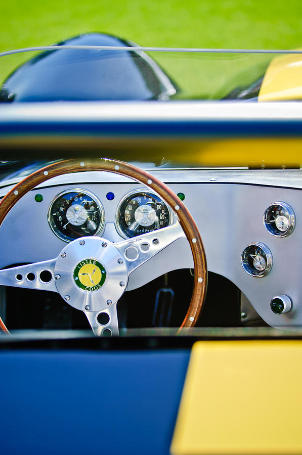 Lister Steering Wheel Photograph by Jill Reger