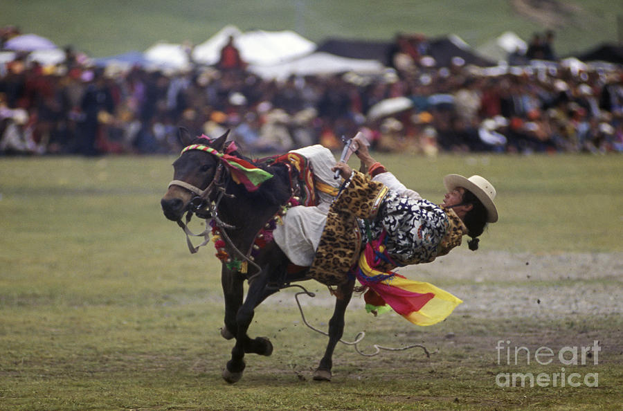 Litang Horse Festival - Kham Tibet Photograph by Craig Lovell