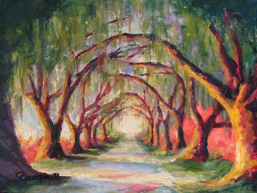 Landscape Painting - Litchfield Allee by Cecelia Campbell Landscape Painting - Litchfield Allee by Cecelia Campbell