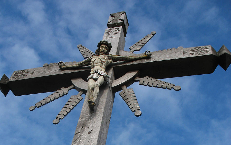Lithuanian Crucifix 2 Photograph by David T Wilkinson
