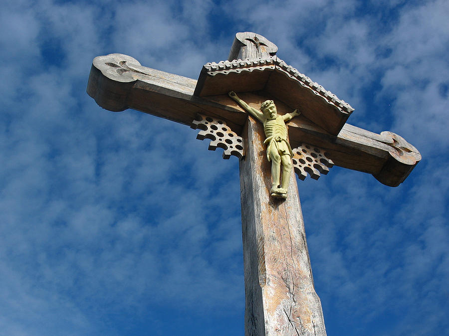 Lithuanian Crucifix Photograph by David T Wilkinson