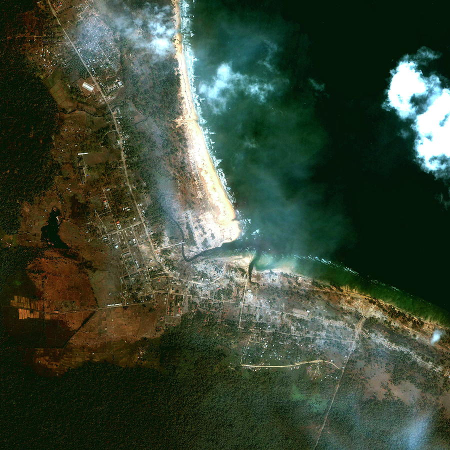 Little Andaman Islands After 2004 Tsunami Photograph by Geoeye/science Photo Library