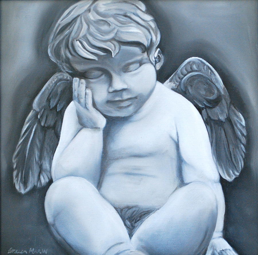 Little Angel Painting by Stella Marin